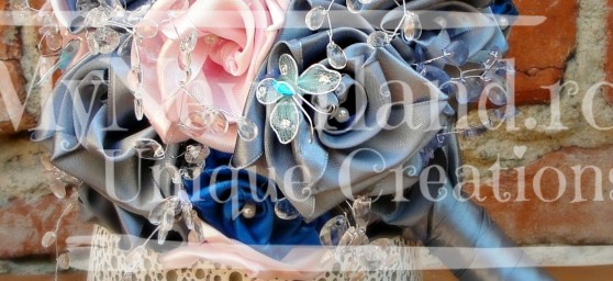 Buchet mireasa / nasa "Elegant Silver"