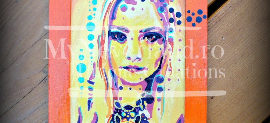 Portret Pop-Art "Girl"