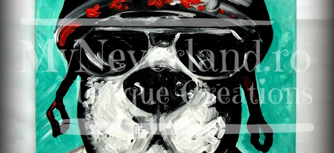 Tablou "Aviator Dog"