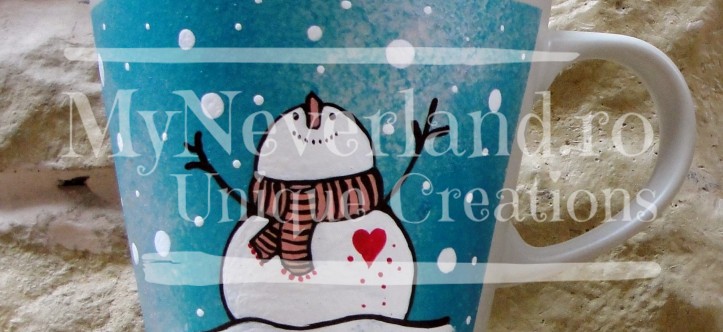 Cani tematica Craciun "Let it snow"