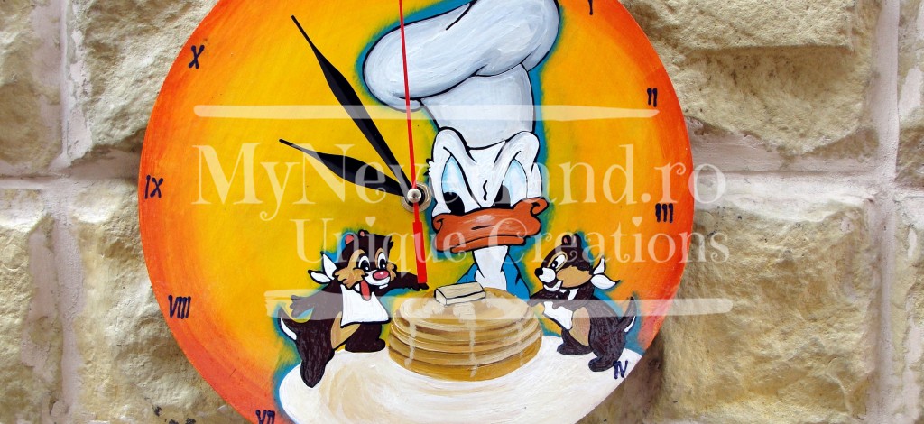 Ceas de perete "Donald Duck"