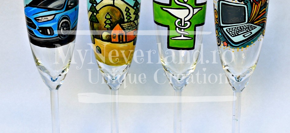 Set pahare nunta "Our Passions"