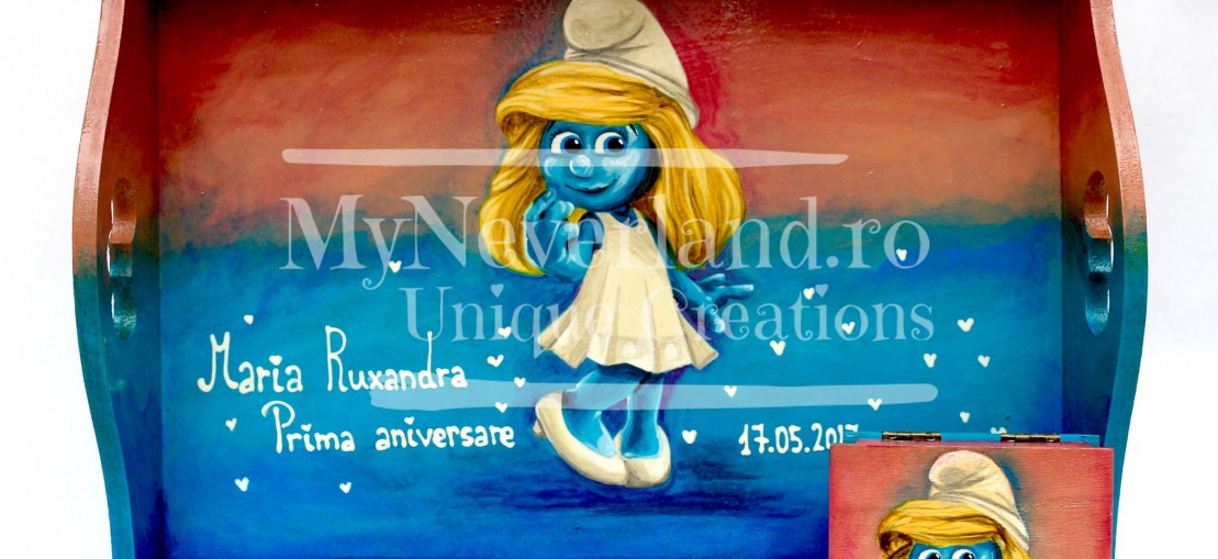 Set  moț "Smurfette"