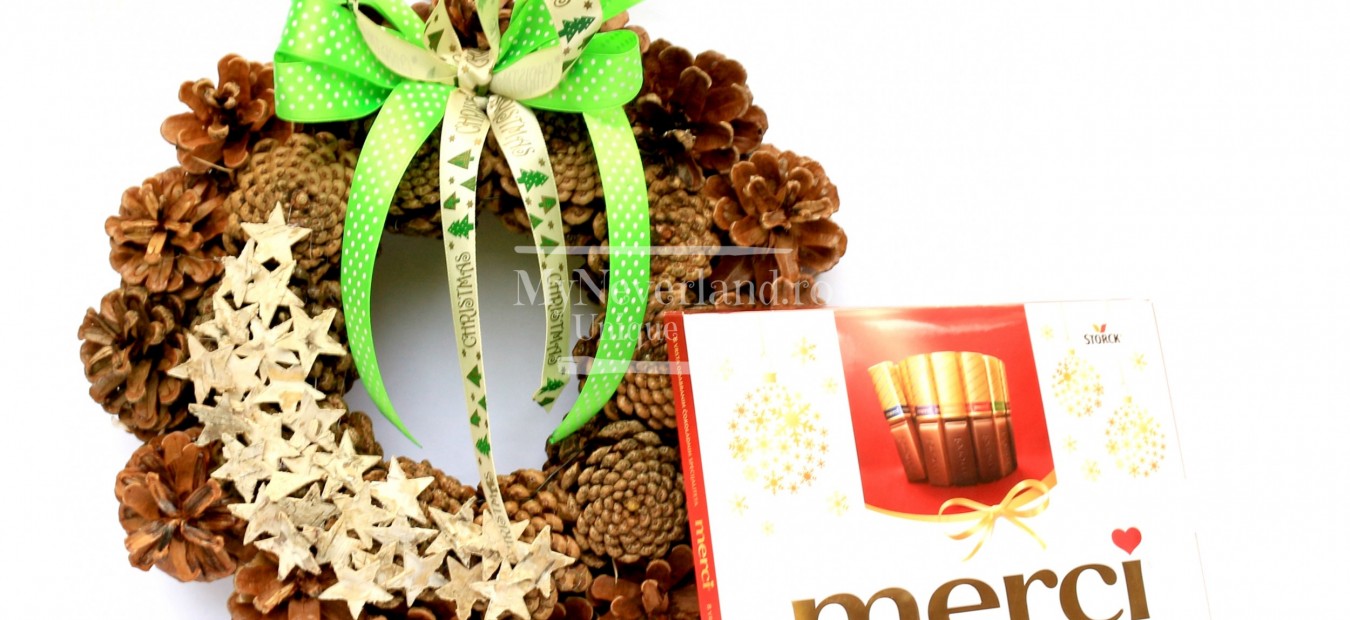 Set cadou Craciun "Pine Cones"