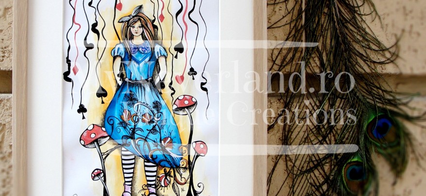 Ilustratie "Alice in Wonderland"