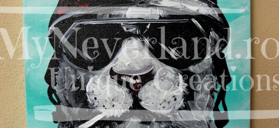 Tablou "Aviator Cat"