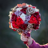 Buchet de mireasa "Elegant Red"