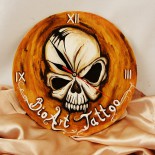 Ceas de perete "BioArt Tattoo"