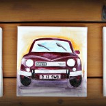 Triptic "Old Cars"