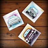Triptic "Old Cars"
