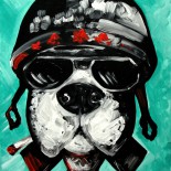 Tablou "Aviator Dog"