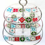 Suport etajat pentru prajituri "Traditional Motifs"