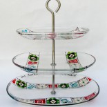 Suport etajat pentru prajituri "Traditional Motifs"