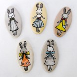 Brose ceramica "Little Cute Bunnies"