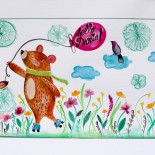 Ilustratie camera copilului "Skater Bear"