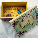 Cutie de bijuterii "Map of Australia"