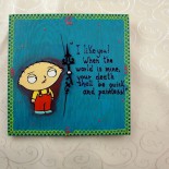 Ceas de perete "Stewie"