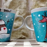 Cani tematica Craciun "Let it snow"