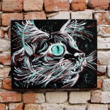 Tablou "Galactic Cat"
