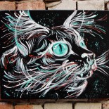 Tablou "Galactic Cat"