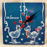 Ceas de perete "Blue love"