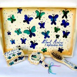 Set  moț "Blue Butterflies"