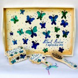 Set  moț "Blue Butterflies"