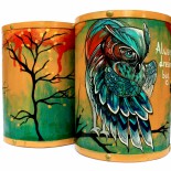 Dulapior cilindric bijuterii "Tourquoise Owl"