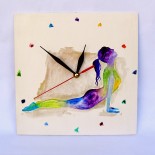 Ceas de perete "Yoga!"