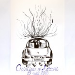 Ilustratie pentru nunta "Car"