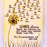 Tablou cadou pentru profesor "Dandelion"