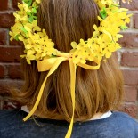 Coronite domnisoare de onoare "Yellow Flowers"