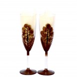 Set pahare nunta "Trees"