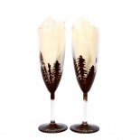 Set pahare nunta "Trees"