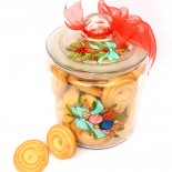 Cookie Jar "Red Bow"