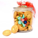 Cookie Jar "Red Bow"