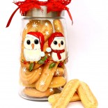 Cookie Jar "Winter Owls"