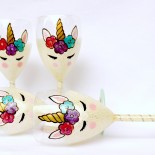 Set pahare botez "Unicorn" 