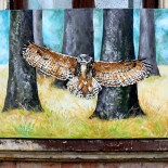 Tablou panza "Big Owl"