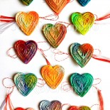Martisoare "Colourful Hearts"