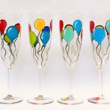 Set pahare nunta "Balloons"