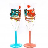 Set pahare nunta "Owls"