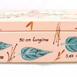 Cufar botez / depozitare "Cotton Flowers"