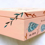 Cufar botez / depozitare "Cotton Flowers"