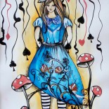 Ilustratie "Alice in Wonderland"