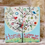 Ceas de perete "Tree"
