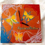 Ceas de perete "Butterflies"