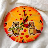 Ceas de perete "Love in all it's forms"