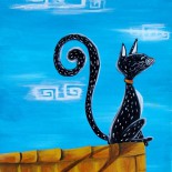 Tablou "Nostalgic Cat"
