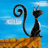 Tablou "Nostalgic Cat"